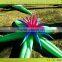 High quality best design led inflatable flower chain for your choice