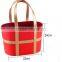 wholesale custom fancy leather wine gift storage basket