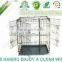 Haierc Foldable Small Animal Cage Metal Dog Knnel Steel Dog Cage