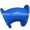 Ductile Iron Casting Pipe Bend with Flange