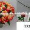 vase artificial flower rose bud, artificial rose flower