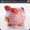 Wholesale hand paint ceramic money box in pig shape