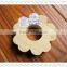 2014 new stytle high quality decorative flower shape wood candle holder