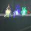 Mini colorful suction cup led christmas tree for car