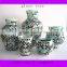 Color Scalloped Shape Mosaic Handmade Rustic Vase Single Types of Flower Vase