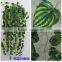 silk hanging vines for decoration,popular interior hanging plastic vines