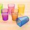 factory direct sale colorful frosted plastic toothbrush cup tooth mug gargle cup