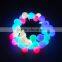 Full Color Christmas Holiday Decoration light decoration LED string light F8 RGB strawhat LED light