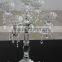 Jingyage customized wedding candelabra with hanging crystals