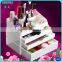 Custom clear make up organizer transparent packing and acrylic box