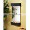 Stainless Steel Wall Mounting Mirror Water Fall Fountain Indoor Entryway