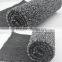 Short pvc flooring mat--Leisure lawn black/brown artificial grass