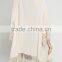 Plain Womens Cardigan 3/4 SLEEVE OPEN lace fabric CARDIGAN WITH LACE HEMLINE