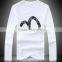  11 years Golden Supplier custom white long sleeve t shirt with printing