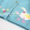 12gg Hand Embroidery knitted baby Girls Cotton Cardigan
