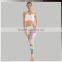 Custom Fitness Running Dri-Fit Padded Full Support Sublimation Strappy Racerback Sports Bra