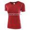 Custom short sleeve t-shirt running fitness apparel for women clothing