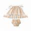 baby long lace swing outfits kids shorts set