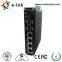 Self-Configured Hardened 1-port 10/100/1000BASE-T + 2-port 1000BASE-FX SFP Ethernet Switch with PoE+