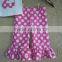 Boutique Baby Clothes Applique Short Sleeve Top Polka Dots Cake Ruffle Pants Casual Comfortable Toddler Outfit