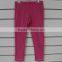solid color and full print girls leggings with cotton spandex fabric