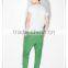 Mens cotton spandex jersey harem pant custom fashion design harem pants