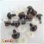 Brown Safety Doll Eyes with Hand Pressed Washer for Plush Teddy Bear