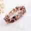 2017 Newest Fashion Bracelet Rose Gold Plated Multicolor Cubic Zirconia Bracelets&Bangles Women Jewelry