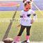 high quality Rugby applique wholesale casual kids clothes