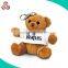 Cheap wholesale custom soft plush mini teddy bear toy keychain