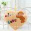 Custom plush heart cushion for valentine with small MOQ