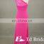 Real Sample One Shoulder Lace Top Maxi Chiffon Bridesmaid Dress For Fat