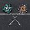 China Wholesale Brooch Custom Rhinestone Brooches for Men