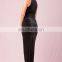 CHEFON Halter neck short sleeve velvet dresses for women