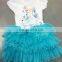 Elsa summer tutu 3 year old girl dress FGCC-1006