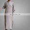 Muslim Men's thobe Thoub Or Thawb Custom /Ployester100% Cotton Fashionable Sudan Mens Thobe