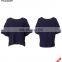 Women Split Side Silk Navy Batsleeves Knitted Pullover Poncho