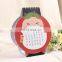 Factory price wholesale 2018 cardboard table planner calendar with coil for gift