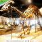KAWAH Decorative Dinosaur Replica Life-Size Fiberglass Dinosaur Skeleton Model For Museum