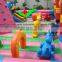 Hot sale commercial grade PVC Tarpaulin brand new FU-052 inflatable kids fun city in stock