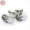 Hot sell blank silver cufflinks made in China