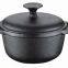 Hiseph cast iron ducth oven casserole with lid and handle HS-132