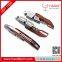 Premium Waiters Bamboo,Professional Stainless Steel With Rosewood Inlay All-in-one Corkscrew, Bottle Opener and Foil Cut