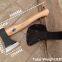 360mm Length Hickory Handle Hand Cutting Tools Steel Axe