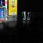 Glassware wholesale advertising flat machine-pressed shot glass