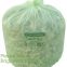 biodegradable and compostable garbage bin liners, kitchen bin liner compostable flat trash bag on roll, bin liner in rol