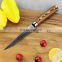 Premium Pakka Wood Handle 7INCH Damascus Santoku Knife