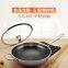 Full Screen Wok Energy Gathering Honeycomb Frying Pan Uncoated Stainless Steel Pot Wholesales