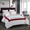 High Quality Luxury Red Hotel bed sheet bedding set 100% cotton