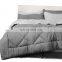 Naturelife Bed in a Bag 8 Pieces Queen Size Grey Soft Microfiber Reversible Bed Comforter Set